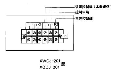 雙筆儀表控制部分接線(xiàn)端子